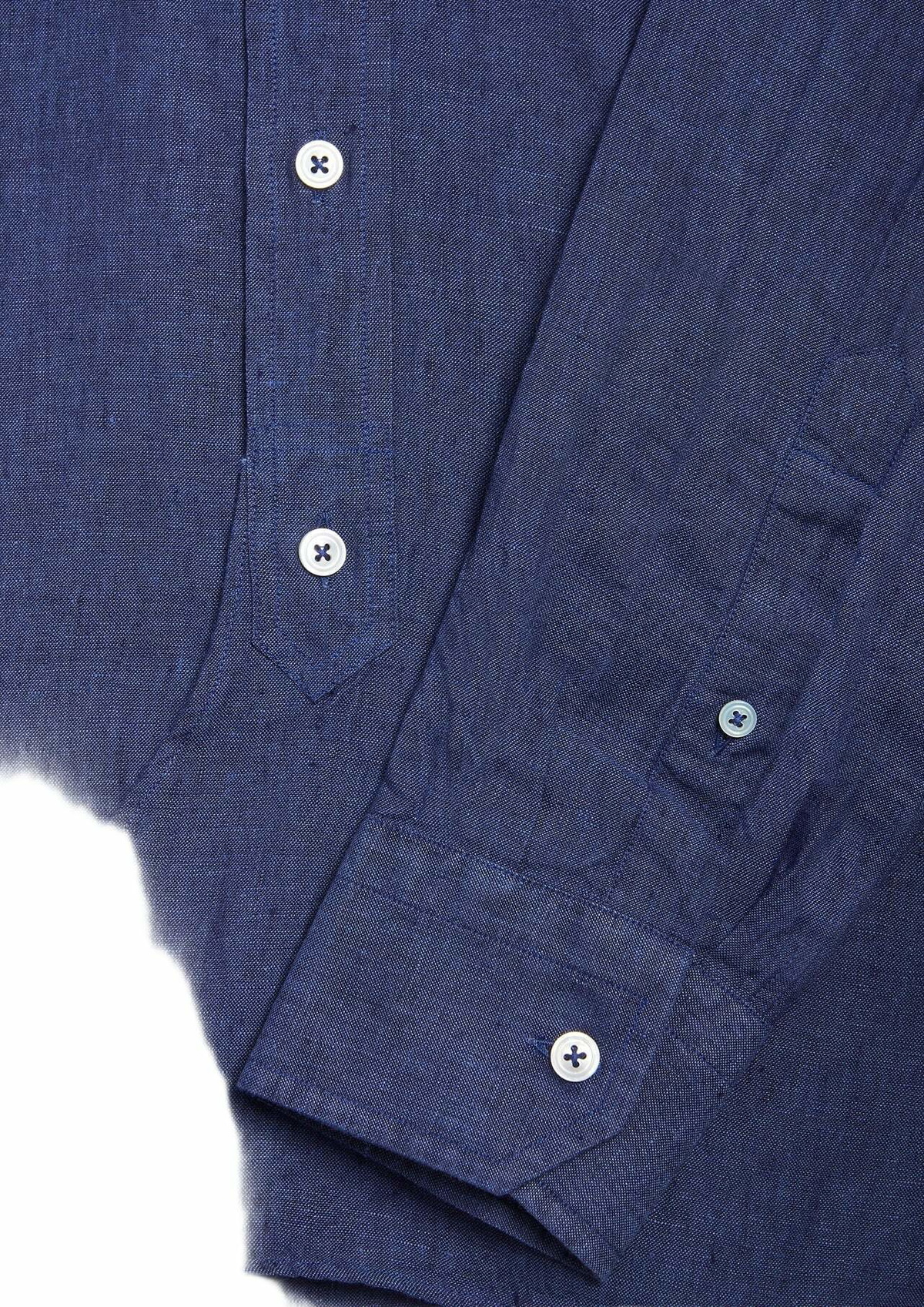 doppiaa Aalbenga Solid Linen Shirt