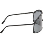 Rick Owens Black Shielding Sunglasses