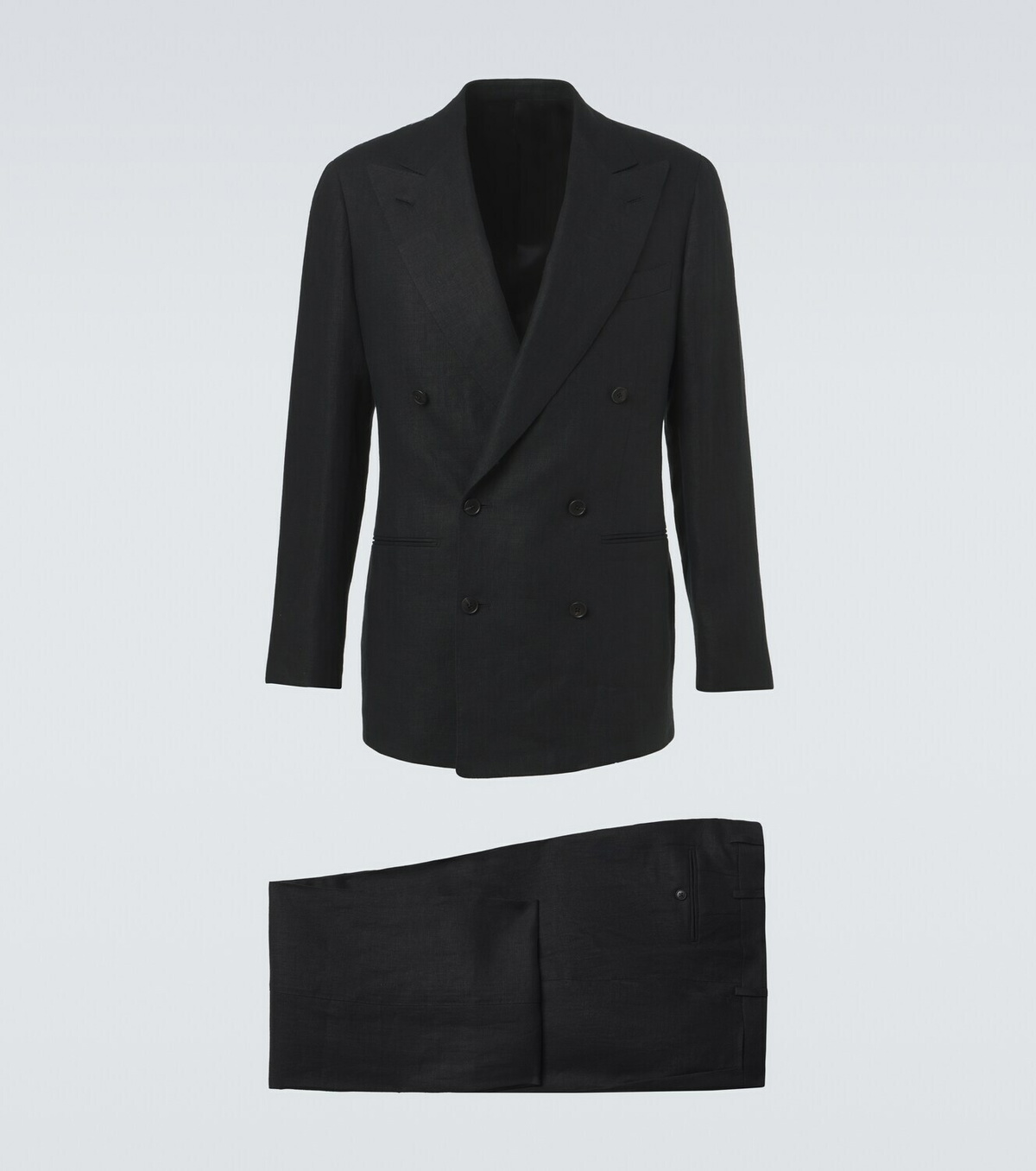 Saman Amel Double-breasted linen suit