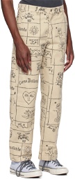 Carne Bollente Beige 'The Sexytale' Trousers