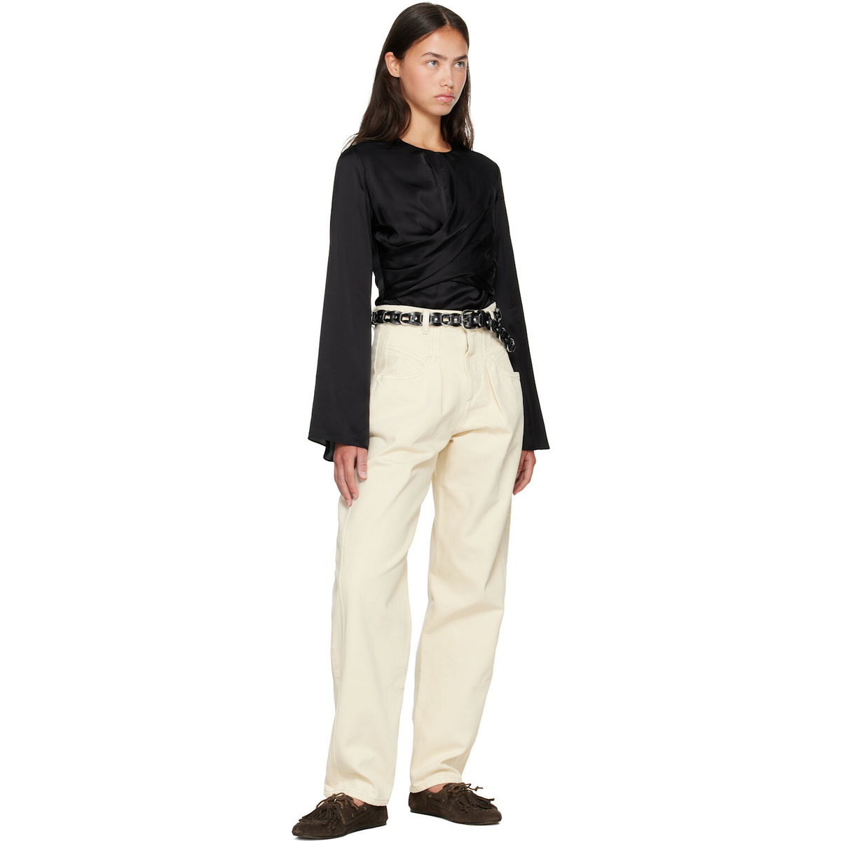 Isabel Marant Beige Lisha Jeans