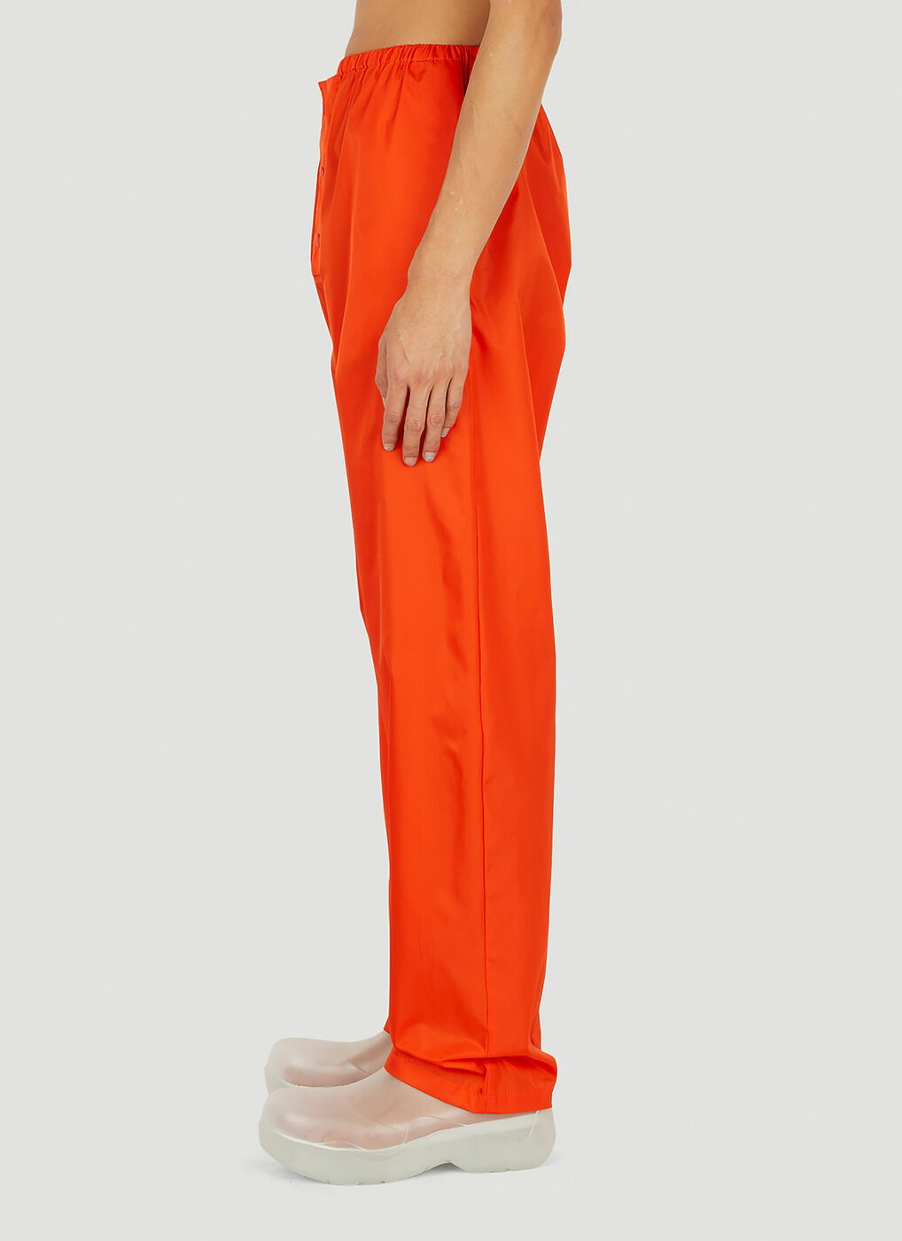 Netjes Bloeien toekomst Re-Nylon Pyjama Track Pants in Orange Prada