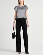 Eileen Fisher Womens Top in Grey