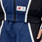 New Balance Men's Hoops Woven Jacket in Nb Navy