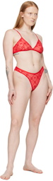 Marine Serre Red Moonogram Briefs