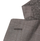 Kingsman - Grey Slim-Fit Prince of Wales Checked Wool Suit Jacket - Gray
