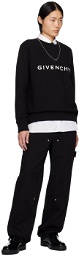 Givenchy Black Slim Fit Sweatshirt