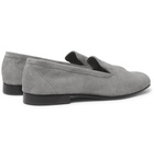 George Cleverley - Hedsor Suede Loafers - Gray