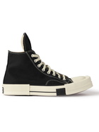 Rick Owens - Converse TURBODRK Chuck 70 Rubber-Trimmed Canvas High-Top Sneakers - Black