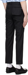 UNDERCOVER Black Bellows Pocket Trousers