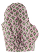 MC2 Saint Barth Crop Top With Floral Print