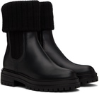 Gianvito Rossi Black Tenney Chelsea Boots