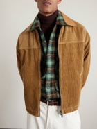 RRL - Checked Wool Overshirt - Green