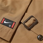 Nike x Martine Rose Trench Coat Jacket in Khaki