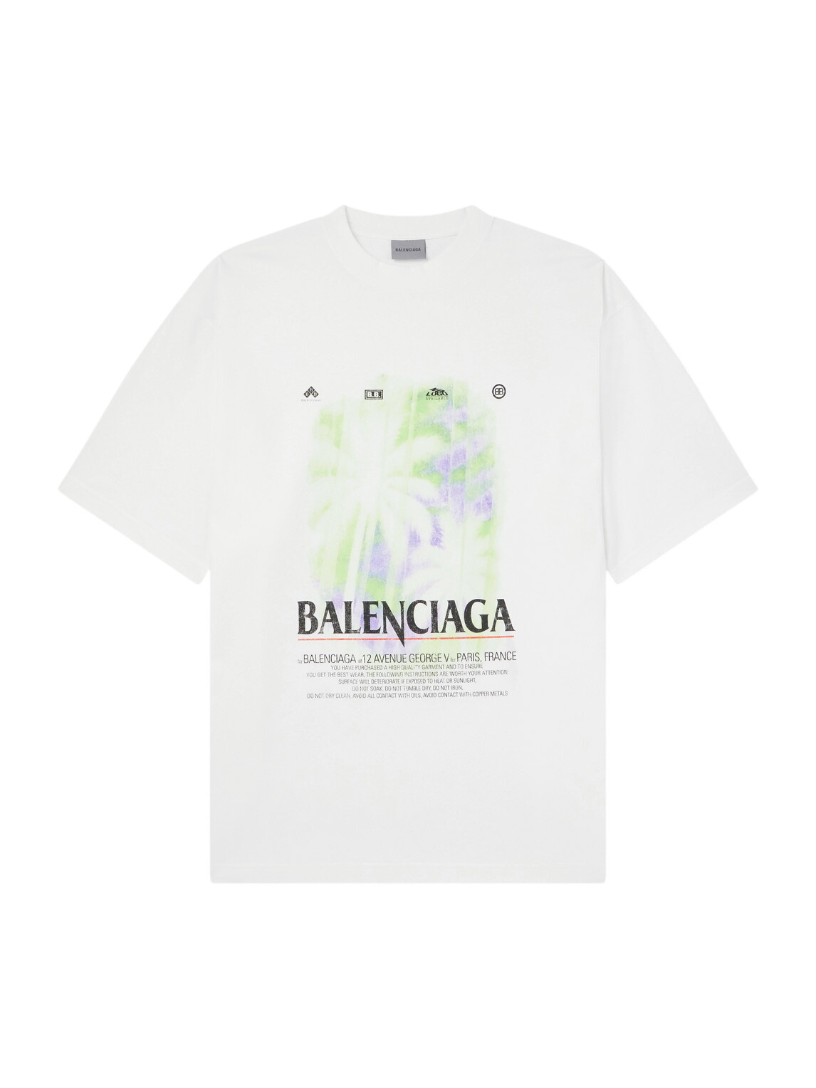 Balenciaga White Europe 2018 Big Fit T-Shirt Balenciaga