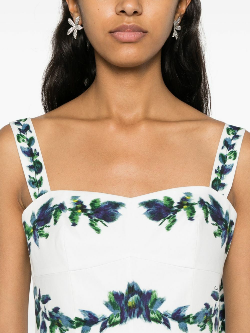 ERDEM アーデム ワンピース ブランド Floral cotton 932597 ERDEM アーデム ワンピース ブランド Printed cotton 925244