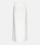 The Row - Berth high-rise linen maxi skirt