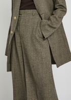 Rick Owens Pantaloni Wide-leg Wool Trousers Black Other