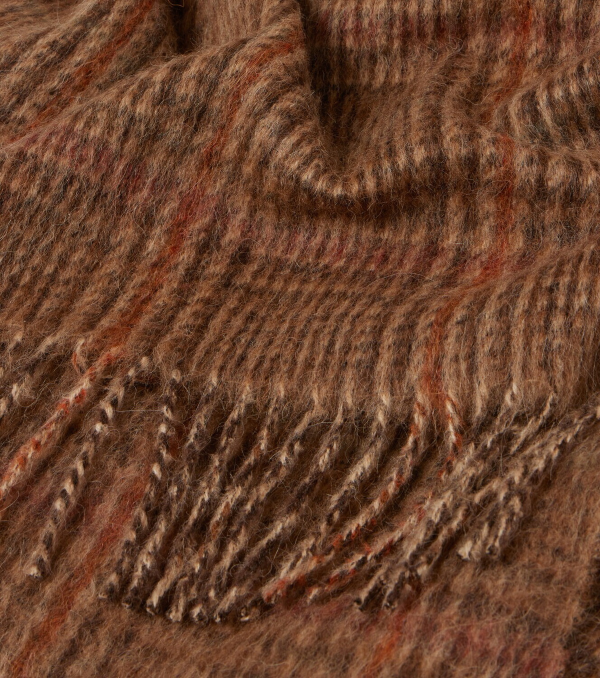 Loro Piana Checked silk and alpaca-blend scarf