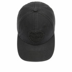 Human Made Men's Embroidered Heart 6 Panel Cap in Black 