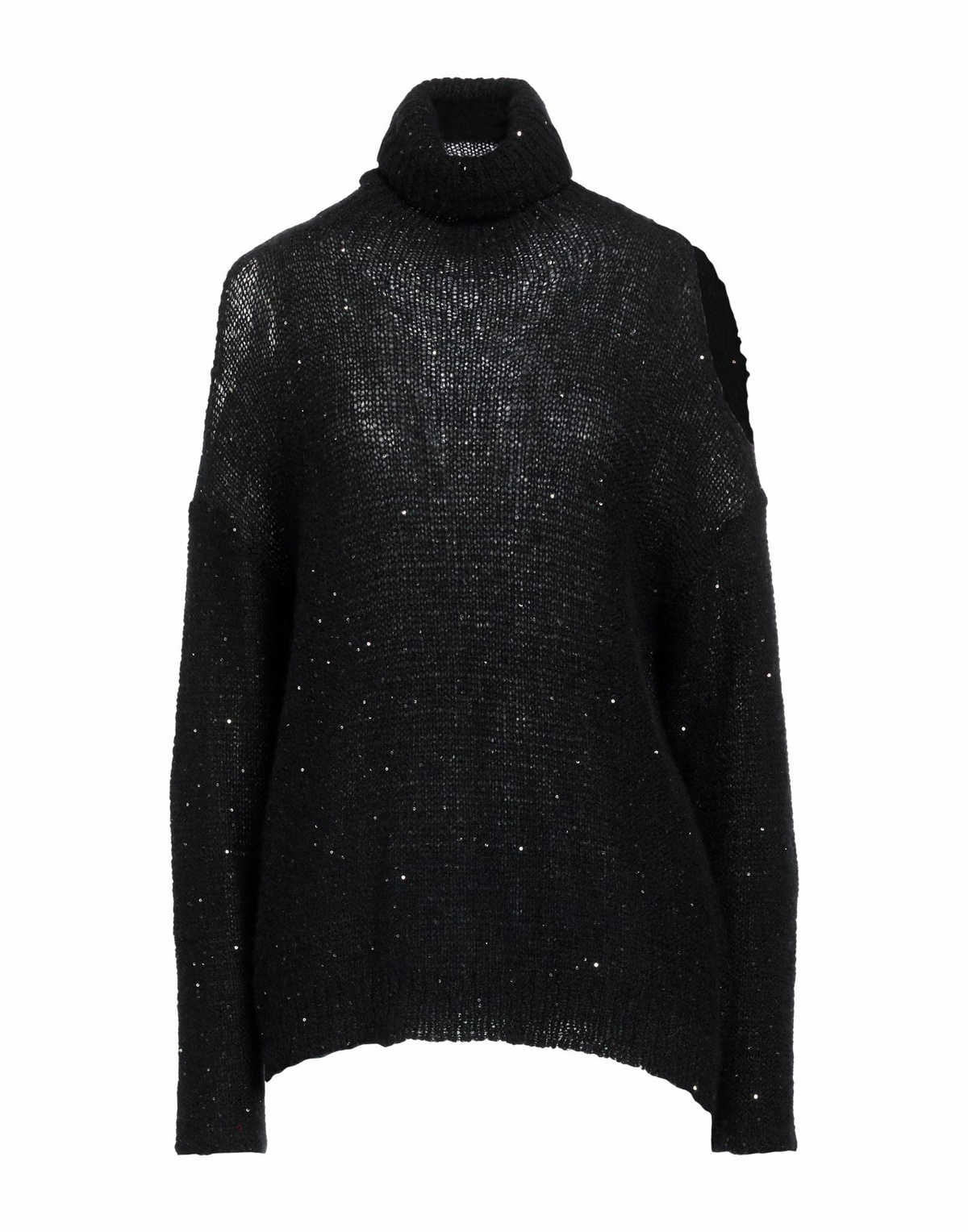 Roberto Collina Womens Turtleneck in Black