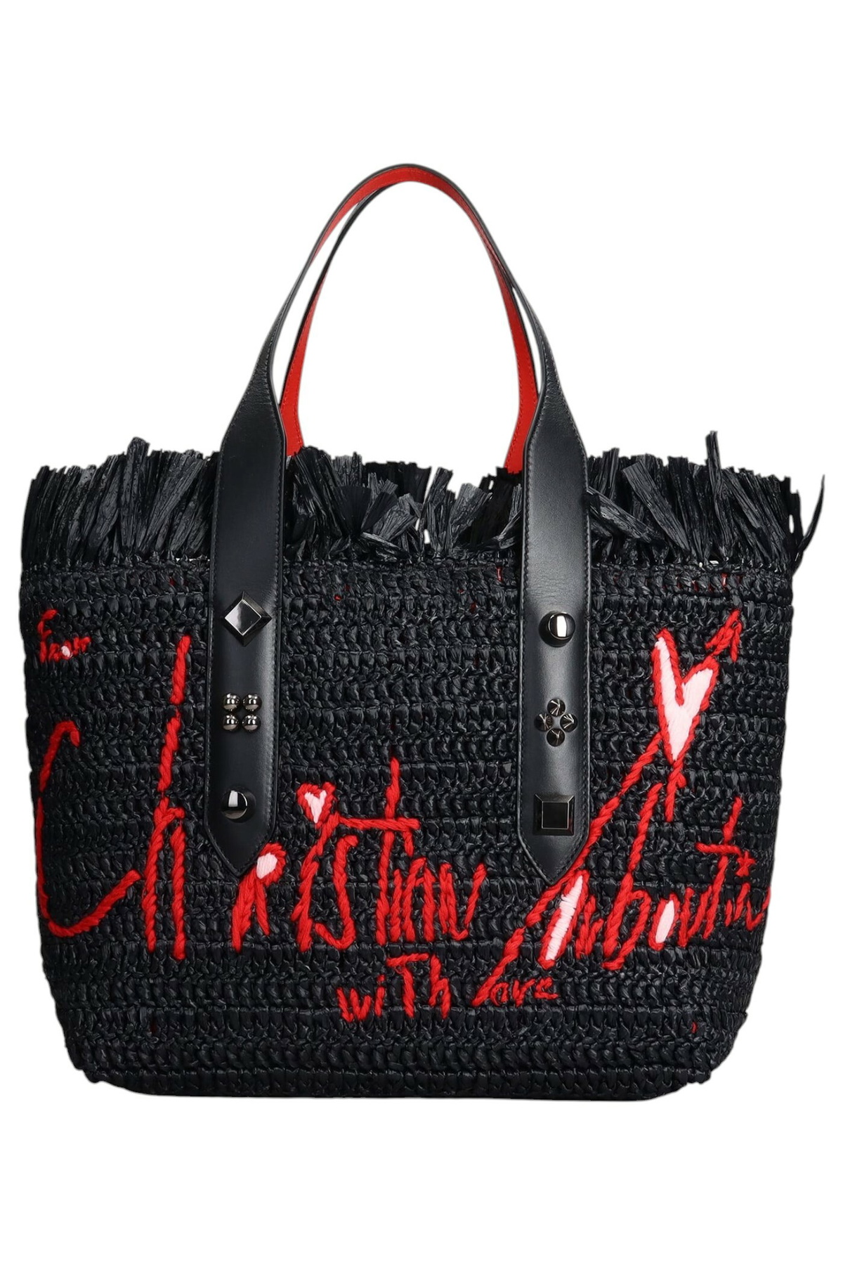Christian Louboutin X Ross De Palma frangibus Medium Shopping Bag