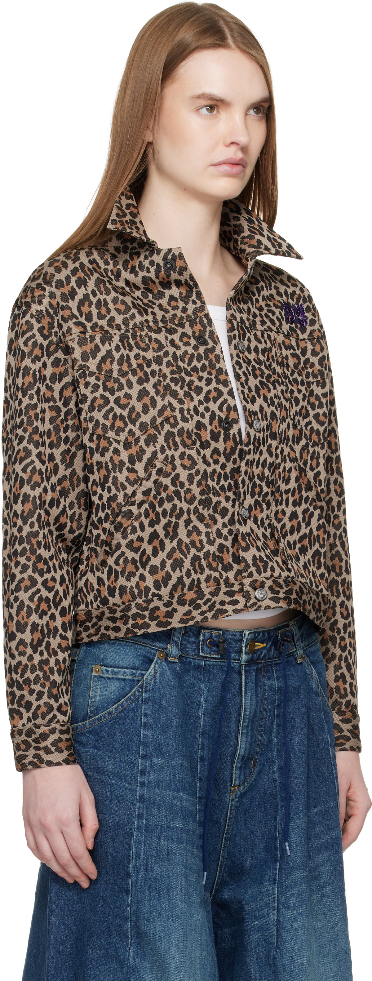 NEEDLES Brown Penny Jean Jacket