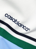 Casablanca - Striped Piqué Track Jacket - Blue