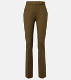 Max Mara Cotton-blend slim pants