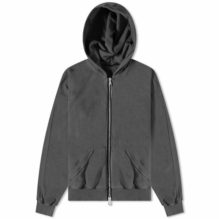 Photo: Cole Buxton Men's Warm Up Zip Hoody in Washed Black