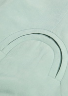Blaze Milano Zenith Selle Silk and Linen-blend Shorts Teal