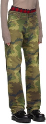 424 Green Camouflage Trousers