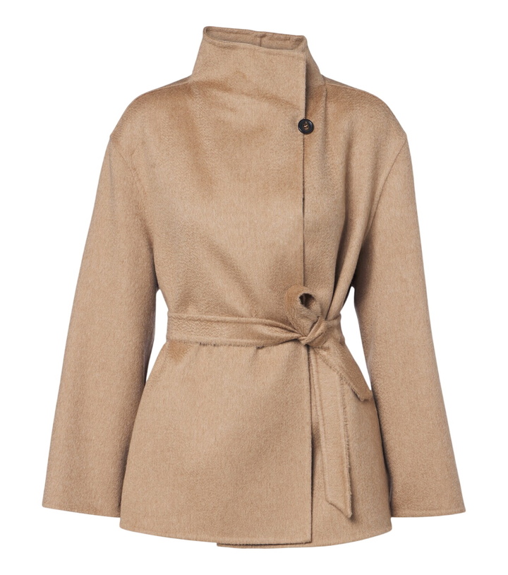 Photo: Max Mara Camel hair and mohair wrap coat