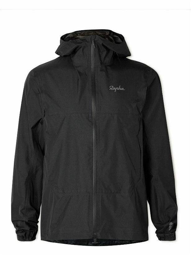 Photo: Rapha - Explore Logo-Print GORE-TEX® Hooded Cycling Jacket - Black