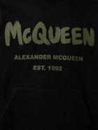 ALEXANDER MCQUEEN - Graffiti Logo Cotton Hoodie