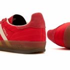 Adidas Gazelle Indoor Sneaker in Red/Better Scarlet/Cream White