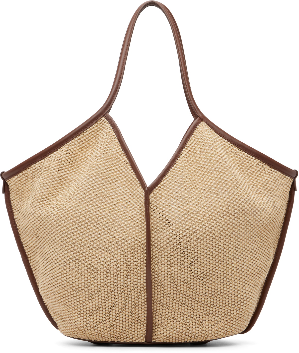 HEREU Beige Calella Soft Raffia Tote
