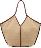 HEREU Beige Calella Soft Raffia Tote