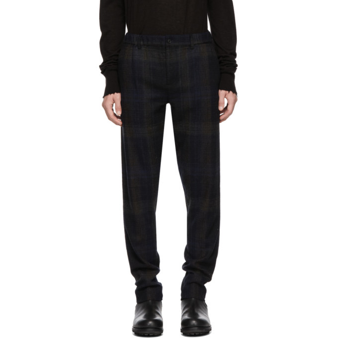 Stephan Schneider Brown and Blue Fringe Trousers