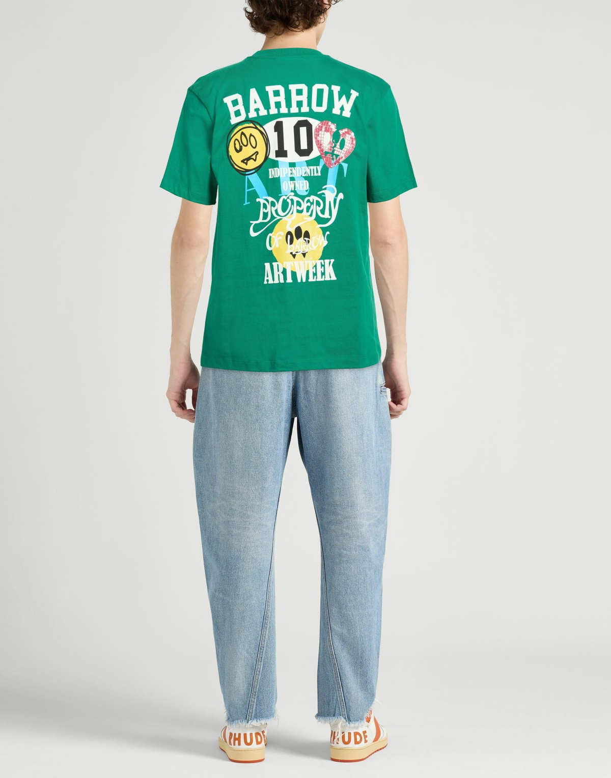 Barrow Mens T-shirt in Emerald green