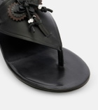 Isabel Marant Ekyne embellished leather thong sandals