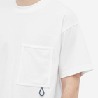 F/CE. Men's Mesh Pocket T-Shirt in White