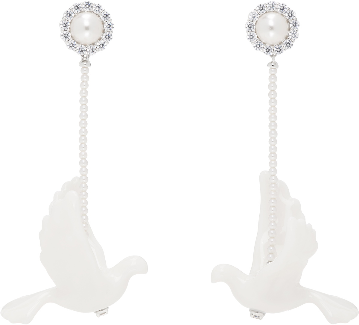 SHUSHU/TONG Silver YVMIN Edition C-Shape Cruciate Flower