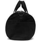 Hugo Black Gabardine Tonal Logo Holdall Duffle Bag