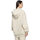 Loewe Off-White Oversized Cashmere Hoodie