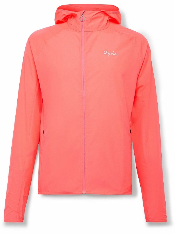 Photo: Rapha - Commuter Logo-Print Shell and Mesh Cycling Jacket - Pink