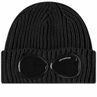 C.P. Company Men's Goggle Beanie in Black