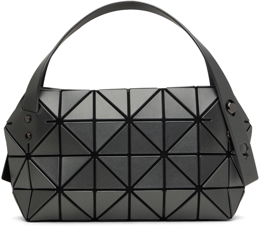 BAO BAO ISSEY MIYAKE Gunmetal Small Boston Bag Bao Bao Issey