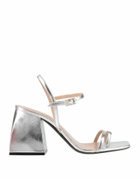 Nodaleto Womens Thong sandal in Silver