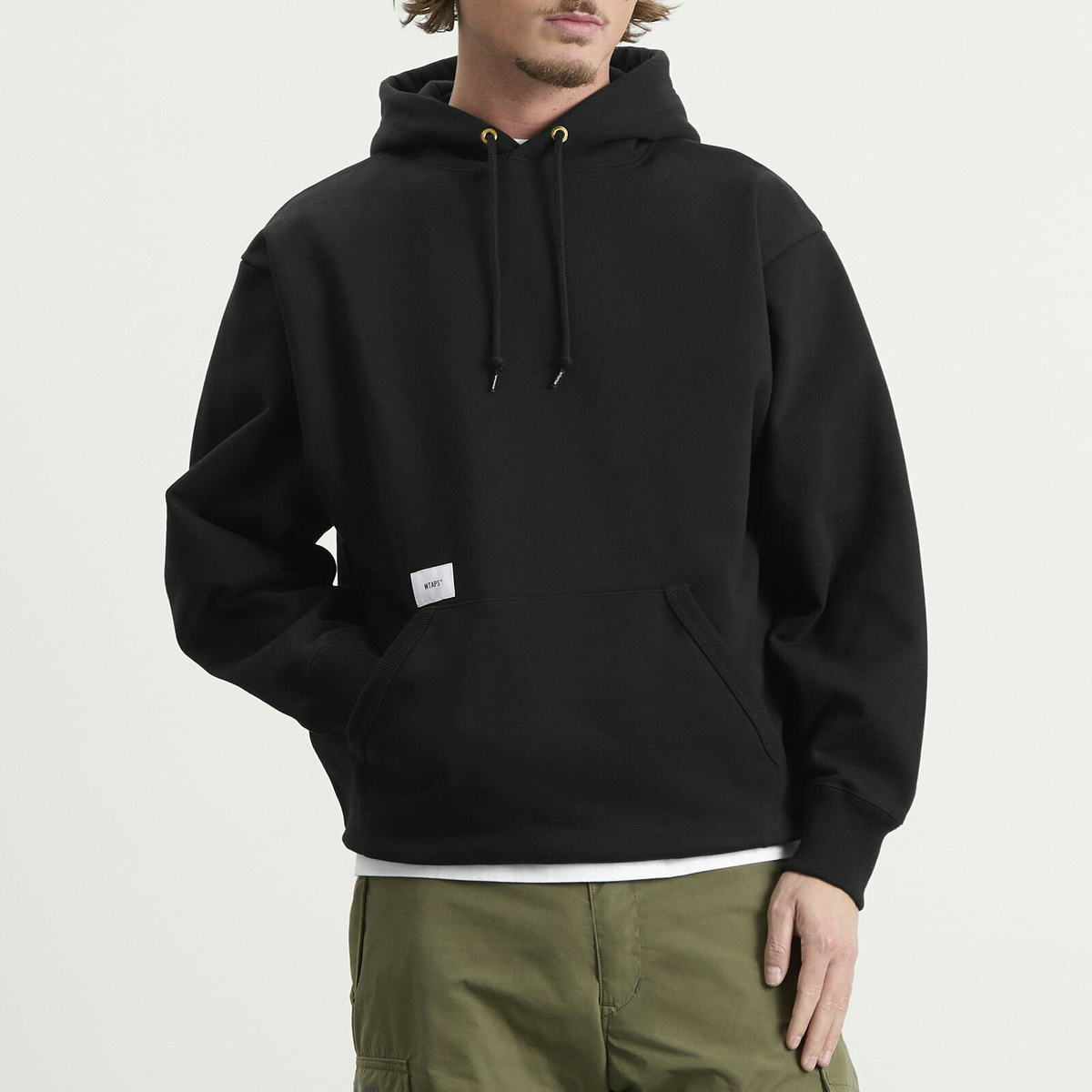 WTAPS Men's Sign Logo Hoodie in Black